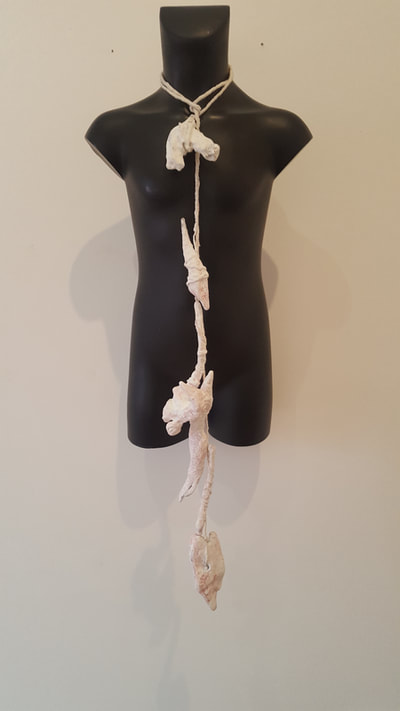 Wearable, sculpture/installaion by contemporary artist Niamh O'Connor.
