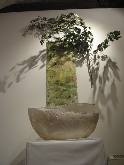 Eucalyptus, installation by contemporary irish artist Niamh O'Connor.